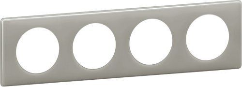 Рамка универсальная Legrand Celiane 4-м. серый глянец картинка